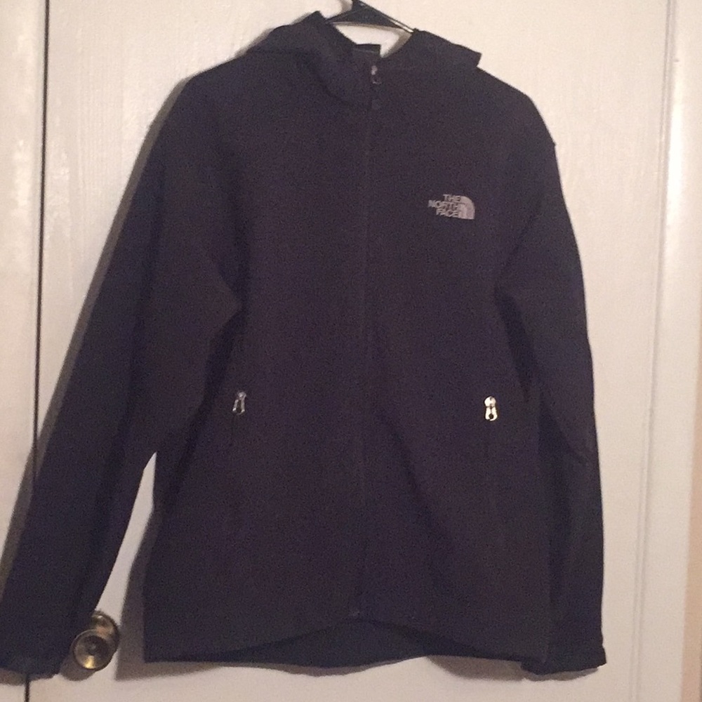 north face rain repellent jacket with hood